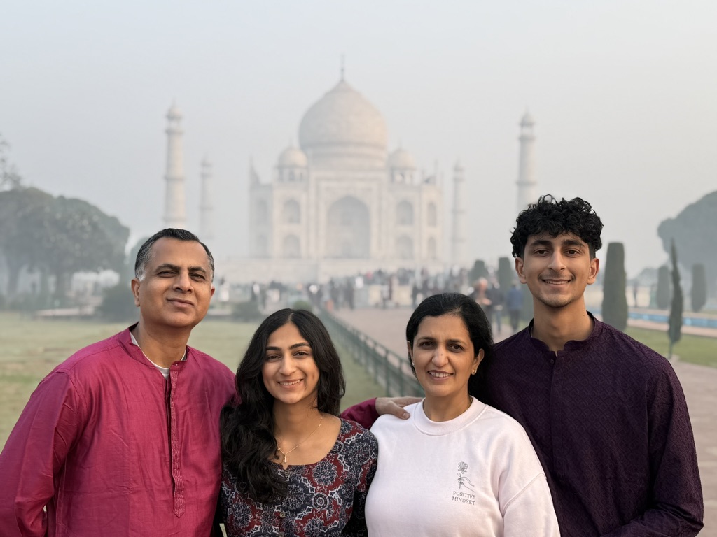 Traveling at the Taj Mahal in Agra